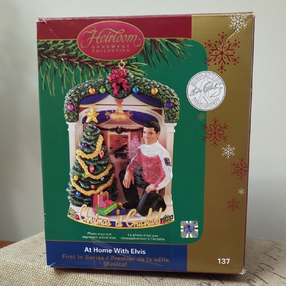 'At Home With Elvis' Christmas Decoration